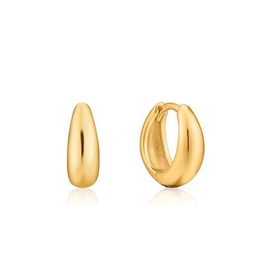  Luxe Minimalism - Ohrringe - Silber / 14kt GP - 1cm